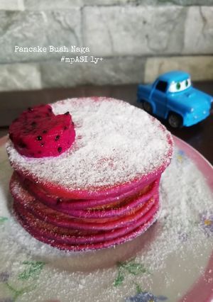 Foto resep Pancake Buah Naga #snackMPASI 1y+