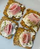 Keto crackers de harina de almendras y queso 🧀