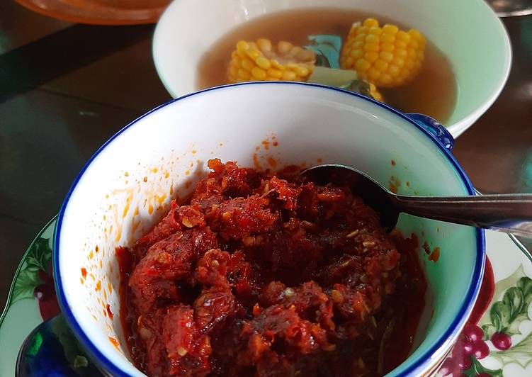 makanan Sambal bawang Jadi, Sempurna