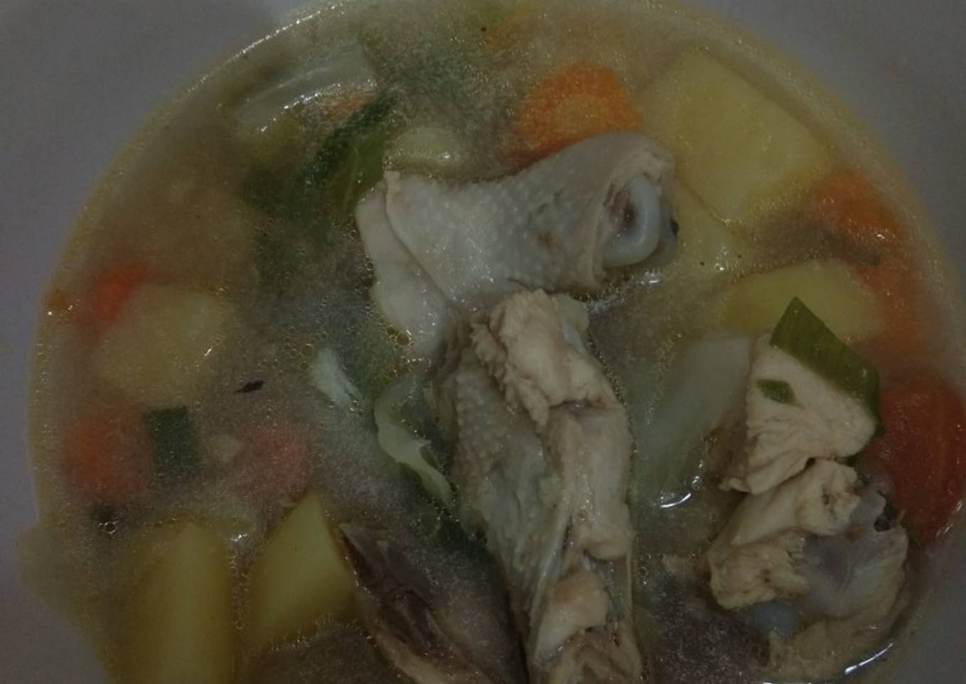 Sop Ayam tanpa MSG