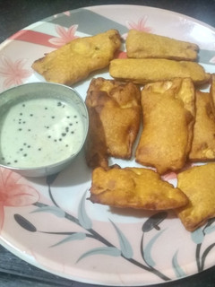 வாழைக்காய் பஜ்ஜி. #kids1#snacks செய்முறை முக்கிய புகைப்படம்