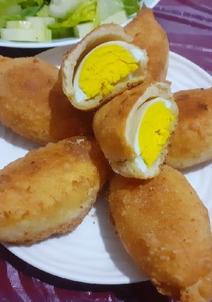 صورة لوصفة مملحات بالبيض مسلوق