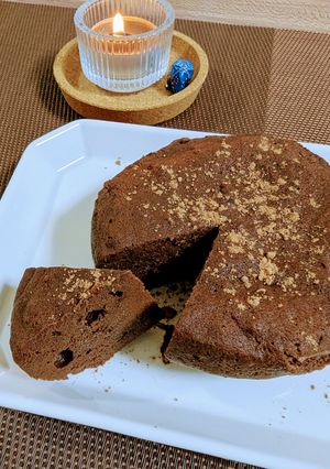 A picture of 3-Minute Microwave Tofu and Rice Flour Chocolate Cake.