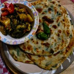 Mathi K Paratay Mathi aloo Bhujia A picture of Mathi K Paratay Mathi aloo Bhujia.