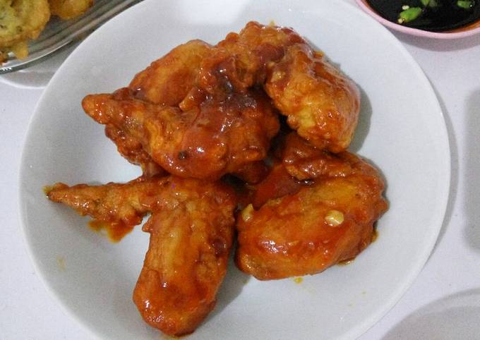 Chicken spicy wings ala ala korea