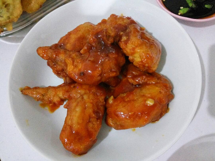 Standar Resep bikin Chicken spicy wings ala ala korea yang nagih banget