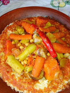 صورة لوصفة كسكس مغربي
