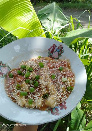 Foto resep Jamur enoki pedas simpel
