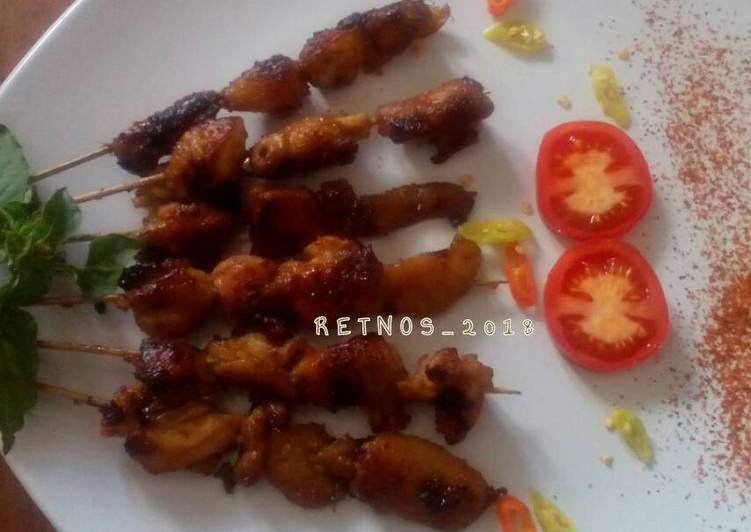 Sate kulit ayam (DEBM)