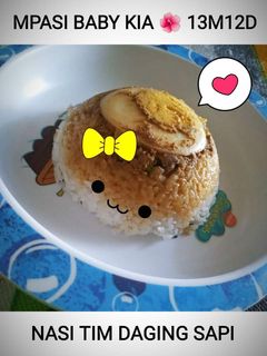 Foto resep NASI TIM DAGING SAPI - MPASI