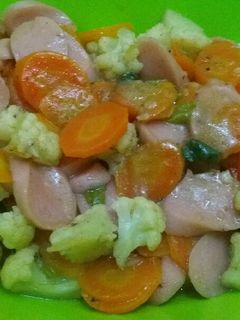 Foto resep Capcay Sosis