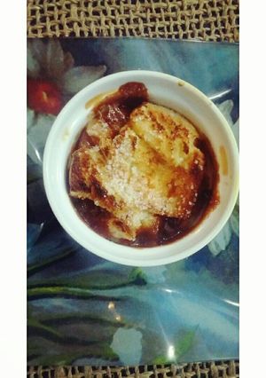 A picture of Caramel Bread Pudding.