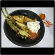 Terong organik bakar sambel tomat