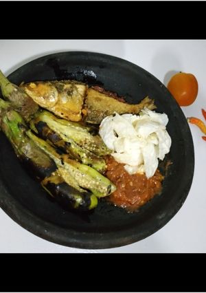 Foto resep Terong organik bakar sambel tomat