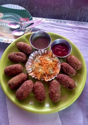 A picture of Mix Veg paneer cutlet.