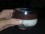 Puding susu vla coklat