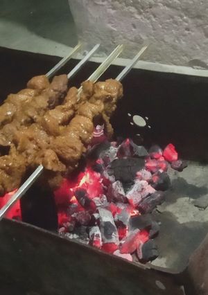 A picture of Behari kabab.