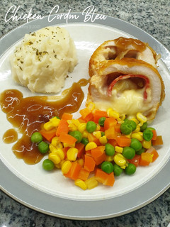 Foto resep Chicken Cordon Bleu with Mashed Potato