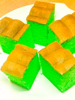 Foto resep Pandan ogura cake