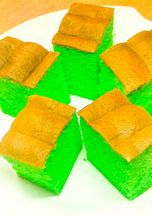 Foto resep Pandan ogura cake