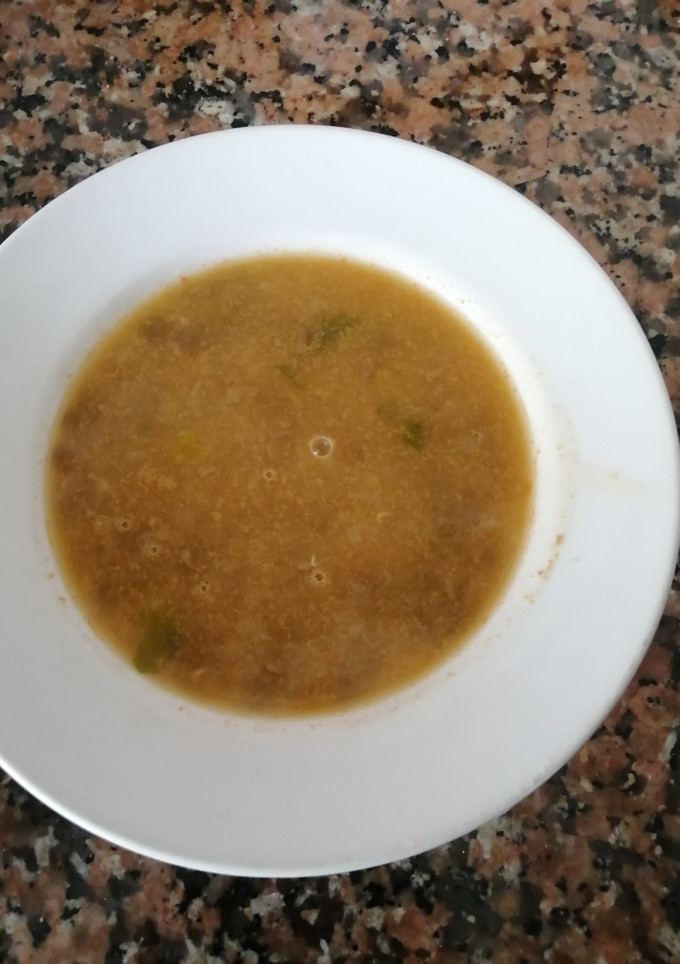 Una foto de Menestra de lenteja sin plátano