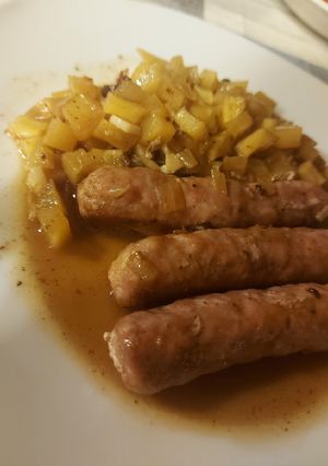 Una foto de Salchichas a la cerveza