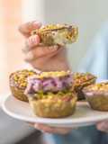 Cupcakes de pistacho rellenos