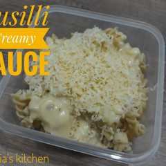 A picture of Fusilli Creamy Sauce.
