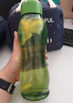 Foto resep Infused water lemon simple