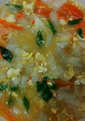 Foto resep Kwetiau kuah sayur