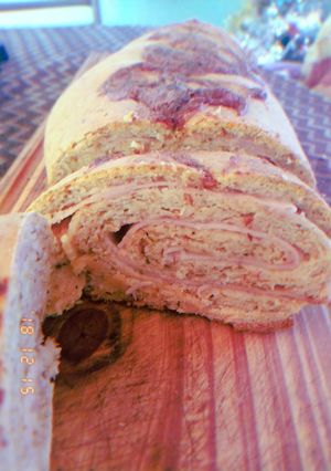 Una foto de Pan relleno!! 🤤