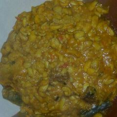 A picture of Ukwa(breadfruit porridge).