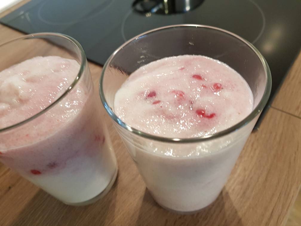 Gyümölcsös tejbegríz recept recept fotó