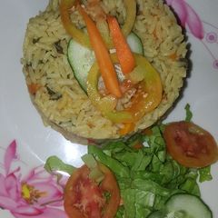 A picture of Tasty jallof rice.