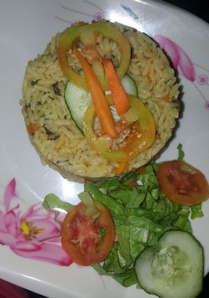 A picture of Tasty jallof rice.