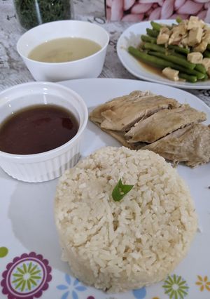 Foto resep Nasi ayam hainan