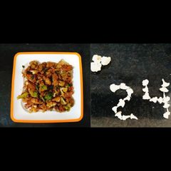 A picture of Cauliflower dry Manchurian.