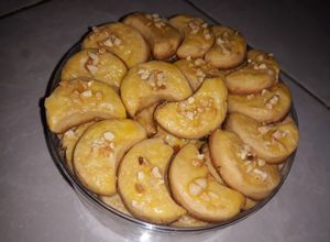 Foto resep Kue kacang (selai kacang#NO.oVen#NoMixer)(takaran sendok)