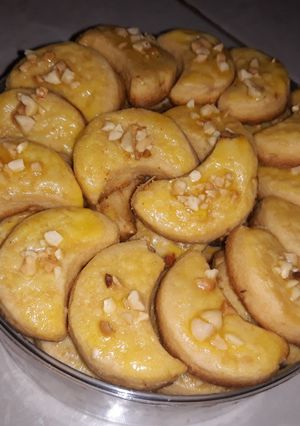Foto resep Kue kacang (selai kacang#NO.oVen#NoMixer)(takaran sendok)