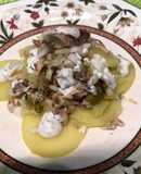 Ensalada de patatas con sabor a mar