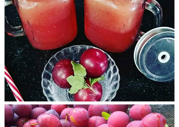 Simple Way to Prepare Homemade Plum juice