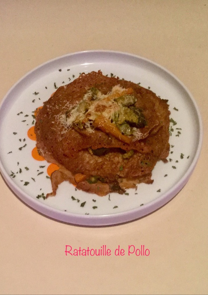 Una foto de Ratatouille de Pollo