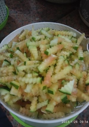Foto resep Manisan Rainbow pepaya