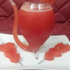Watermelon juice A picture of Watermelon juice.