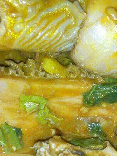 A picture of Oha soup.