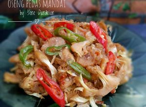 Foto resep Oseng Pedas Mandai (kulit cempedak) khas Banjar #Dandelion