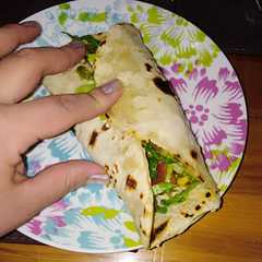 Una foto de Fajitas con masa casera 🙃😉
