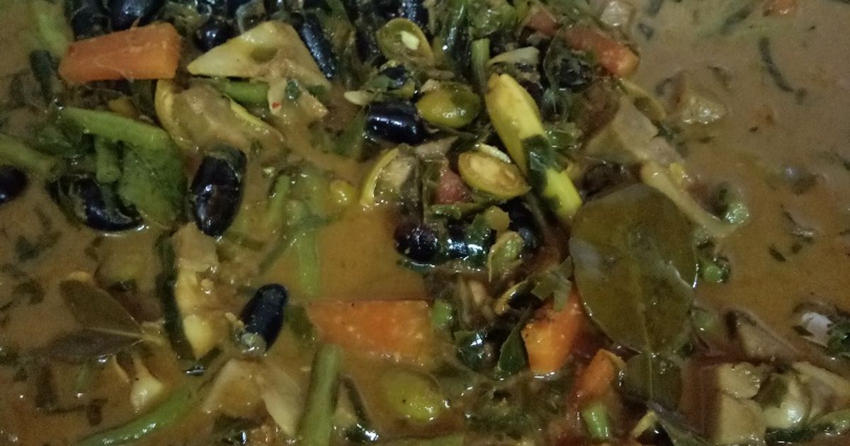 Cu kuah pliek u (masakan khas aceh)