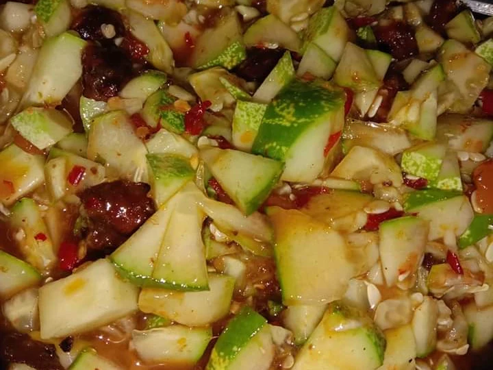 Cara Sederhana Membikin Resep  Rujak timun endez yang Lezat, Enak Banget