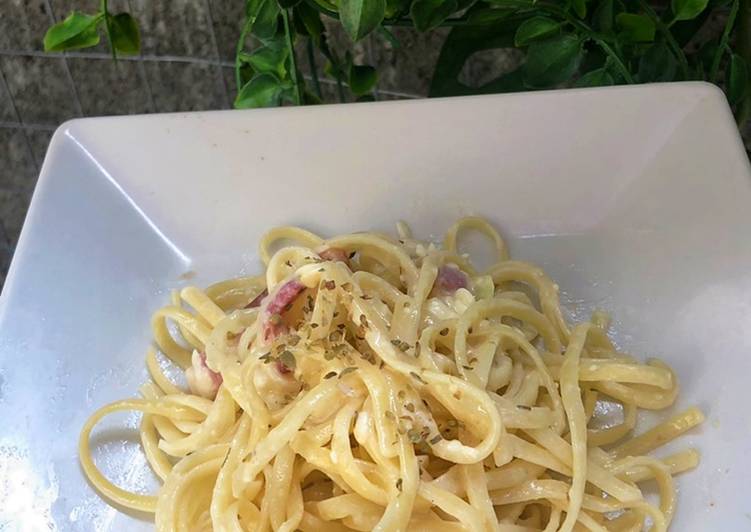 makanan Spaghetti Carbonara Anti Gagal